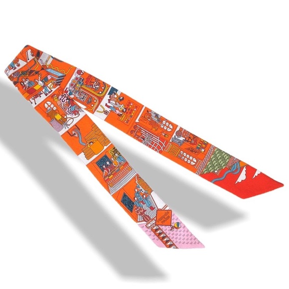 HERMES🧡 Twilly - La Maison des Carres - Picture 6 of 8